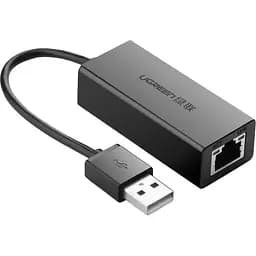 Мережева карта Ugreen 30287 Usb 2.0 Type C 10 / 100Mbps 110mm Чорний (30287)