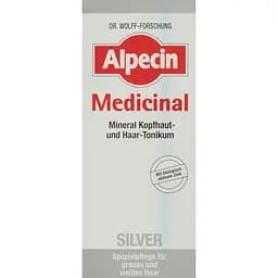 Тонік для шкіри голови Alpecin Medicinal Silver, для нейтралізації жовтизни сивого волосся, 200 мл - мініатюра 3