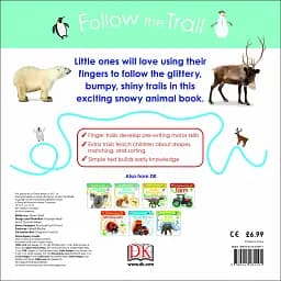 Follow the Trail. Winter Wonderland. Take a Peek! Fun Finger Trails! - мініатюра 2