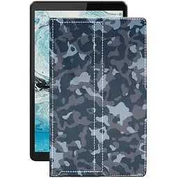 Чохол StatusCASE з екошкіри для планшету Lenovo Tab M8 TB-8505X Хаки-синій