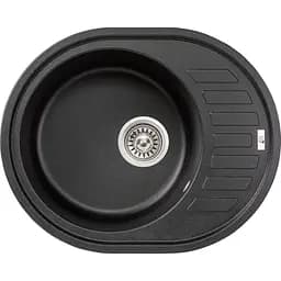 Кухонна мийка Lidz 620x500/200 BLM-14 чорний металік (LIDZBLM14620500200)