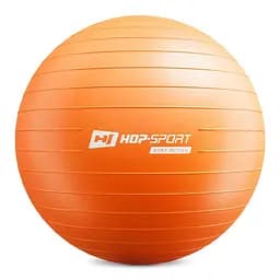 Фітбол Hop-Sport 65см помаранчевий + насос 2020 - мініатюра 2
