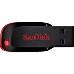 USB флеш накопичувач SanDisk 64GB Cruzer Blade Black/red USB 2.0 SDCZ50-064G-B35