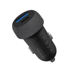 Автомобильное зарядное устройство ColorWay, Black, 35 Вт, 1xType-C (35 Вт, PD3.0) / 1xUSB (18 Вт, QC3.0), Auto ID (CW-CHA064PD-BK)