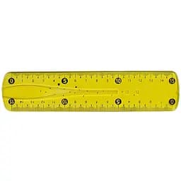 Линейка Bambi 0015 Неломайка 15 см желтая