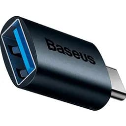 Переходник Baseus Ingenuity Series Mini OTG Adaptor USB-C to USB-A Blue (ZJJQ000003) [78669]