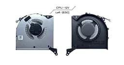 Вентилятор Lenovo кулер (CPU Fan 12V) для моделей ноутбука Legion Pro 7 16IRX8H (82WQ), Pro 7 16ARX8H (82WS) (DFSCL12E06486P)