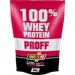 Протеїн Power Pro 100% Whey Protein Proff Полуниця 500 г