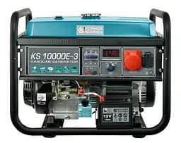 Konner & Sohnen Генератор бензиновий KS 10000E-3, 400В, 7.5кВт, 3 фази, електростартер, 88кг