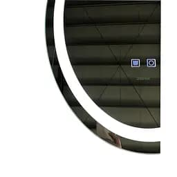 Дзеркало Zerix Fusion MV01-50x70 з LED Touch, Anti-fog, димером, регулятором яскравості ZX6067 - мініатюра 3