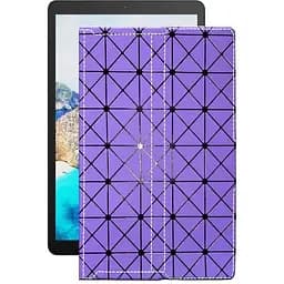 Чохол StatusCASE з екошкіри для планшету Alldocube iPlay 30 Фіолетовий ромб