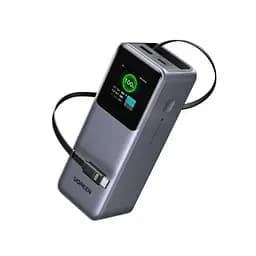 Батарея універсальна Ugreen 20000mAh 165W with Retractable Cable (PB726 55987B) (PB726 55987B) - мініатюра 2