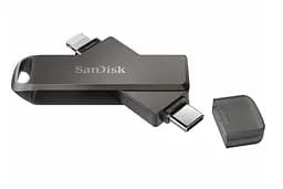 Флешнакопичувач для Apple 2-в-1 SanDisk iXpand Luxe 64 Gb Type-C і Lightning конектори - мініатюра 3