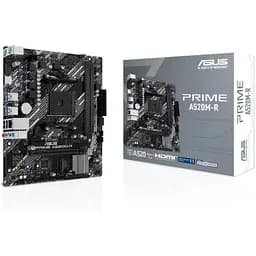 Материнська плата Asus Prime AM4 (A520) A520M-R, A520, 2xDDR4, Int.Video(CPU), 4xSATA3, 1xM.2, 1xPCI-E 3.0 x16, 1xPCI-E 3.0 x1, ALC887, RTL8111H, 6xUSB3.2/4xUSB2.0, HDMI, MicroATX - мініатюра 2