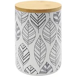 Ємність для зберігання МВМ My Home 700 мл біла (KP-15 M WHITE/WOOD)