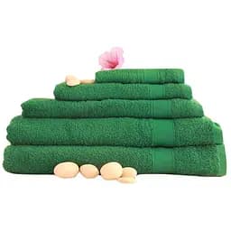 Рушник махровий Ecotton 70х40 см темно-зелений (04844)