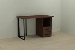 Комп'ютерний стіл Ferrum-decor Отто 75x120x60 чорний ДСП Венге 16мм (FRD-106003)