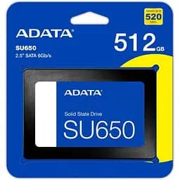 Накопичувач SSD 2.5" 512GB ADATA (ASU650SS-512GT-R) - мініатюра 5
