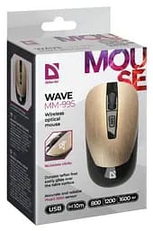 Мишка Defender Wave MM-995 Silent Wireless Bronze (52992) - мініатюра 5