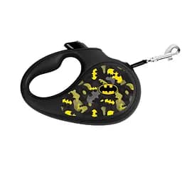 Повідець-рулетка для собак Waudog R-leash малюнок Бетмен Візерунок L до 50 кг 5 м