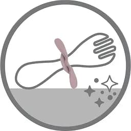 Набір ложечка і виделка BabyOno у футлярі м'ятний (969/04) - мініатюра 4