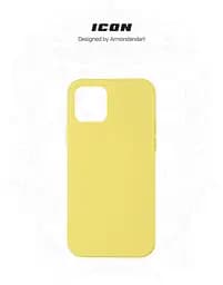 Чехол ArmorStandart ICON для Apple iPhone 12 Mini Yellow (ARM57489) - мініатюра 3