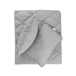 Набір ковдра з подушками Penelope - Colors in Comfort gray сірий євро - мініатюра 8