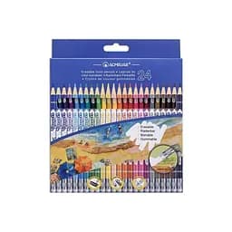 Набор стиральных цветных карандашей "Acmeliae", 24 цвета, круглый корпус 43740