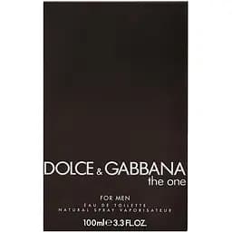 Туалетна вода Dolce&Gabbana The One For Men, 100 мл - мініатюра 3