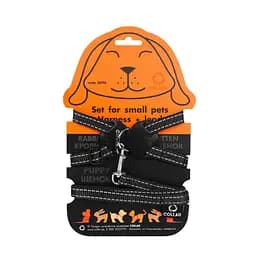 Шлея DOG Extreme зі шкіряною накладкою та повідцем для кроликів (4820152565631)