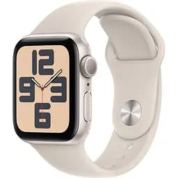 Смарт-годинник Apple Watch SE 2 GPS 40mm Starlight Aluminum Case with Starlight Sport Band S/M (MR9U3) [95073]