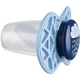 Пустушка Nuvita 7084 Air55 Cool ортодонтична 6m+ LOVE блакитно-синя NV7084CB