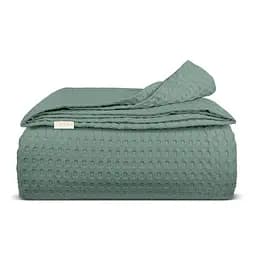 Плед-покривало Cosas Ashmint Waffle Weave 110х140 см базилік (Blanket_104Ashmint_WaffleWeave_110x140)