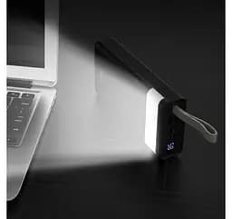 Універсальна мобільна батарея Hoco J73 30000mAh 2USB + LED lamp (Чорний) - мініатюра 4
