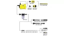 Насос Karcher BP 3 Garden жовтий з чорним (1.645-351.0) - мініатюра 4