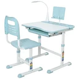 Детская парта Bambi M 4428-12 с лампой и подставкой для книг