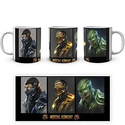 Кухоль GeekLand Mortal Kombat Мортал Комбат Саб-Зіро Скорпіон Рептилія MK.02.375 330 мл білий - мініатюра 3