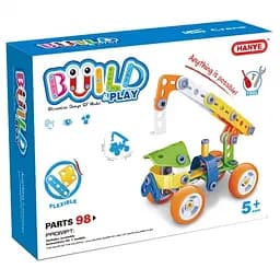 Розбірний набір на болтах BuildandPlay "Автокран" HANYE J-7702, 98 елементів