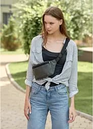 Поясная сумка бананка Sambag Tirso MSH графитовый 31 х 12 х 5 см (80111009)