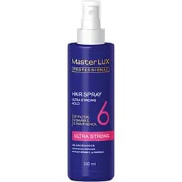 Лак для волос Master Lux Professional Ultra Strong Hair Spray ультрасильная фиксация 250 мл