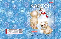 Картон "Белоснежный" А4, 10 листов, ТМ "Family Line", в картонной папке