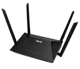 Роутер Asus RT-AX1800U, чорний, WiFi 6 (2.4GHz до 574 MB/s/5GHz до 1201 MB/s), 3xGLan, 1xGWan, 1xUSB2.0, 4 зовнішніх антен