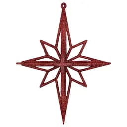 Ялинкова іграшка MIS LT Ромб малий 11х11х14 см червоний