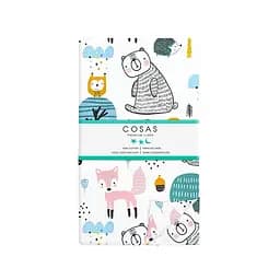 Наволочка Cosas Forest animals 50х70 см зелена (AnimalsForest_50) - мініатюра 3