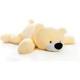 Большая мягкая игрушка Alina медведь Умка 180 см персиковая