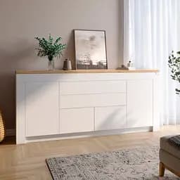 Великий комод Lion Ларрі-2 Нiмфея альба/Дуб Аппалачи (Lion-041006) - мініатюра 2