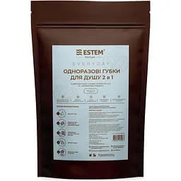 Одноразові губки з гелем для душу Estem Everyday 2 в 1