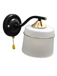 Бра Brille LK-730W/1 E27 BK+FG в спальню