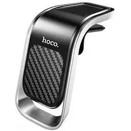 Холдер Hoco CA74 Universe air outlet magnetic car holder Черный Серебристый