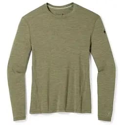 Термокофта Smart Wool Men's Merino 250 Baselayer Crew Boxed Winter Moss Heather XL (1033-SW SW016350.K661-XL)